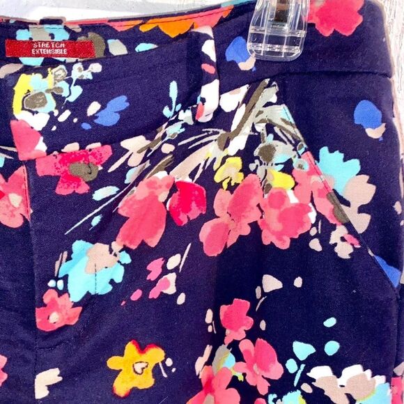 Merona Women's multi Trousers Floral size 4 - Picture 4 of 6